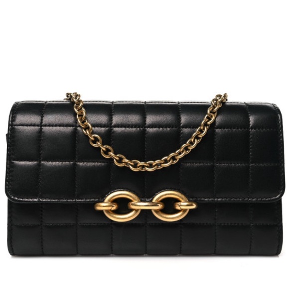 Yves Saint Laurent Handbags - YSL Lambskin Carre Quilted Le Maillon Bag